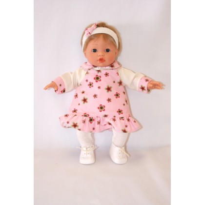 Кукла Мончи с повязкой на голове и ботиночках 34 см Carmen Gonzalez